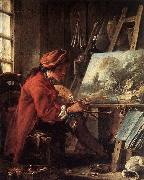 Painter in his Studio